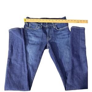 Levi's Made and Crafted Skinny W27 L32 Premium Denim Dark Blue Mid-Rise